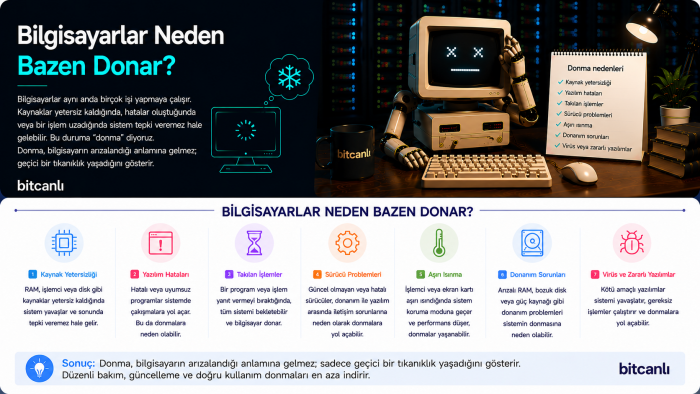 Bilgisayarlar Neden Bazen Donar?